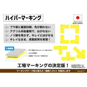 【ハイパーマーキング】L型マーキング・T字マーキング・矢印マーキング